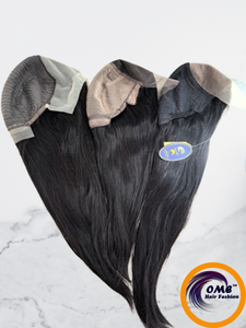 Perruque longue en cheveux humains brésiliens, densité 200 %, bonnet petit format, volume complet, aspect naturel, brun clair, sans colle, pour femmes - Product Image 6