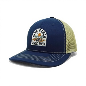 Casquette de camionneur pour adulte en maille confortable à 6 panneaux structurés, avec logo personnalisé, style vintage, tendance et élégant, idéale pour la plage, fabriquée au Vietnam - Product Image 3