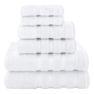 OEM Supplier 6 Piece 100% Cotton <b>Towel</b> <b>Set</b> Thick Super Soft Absorbent Hotel <b>Bath</b> Beach <b>Towels</b> Custom Logo - Product Image 2