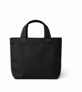 Custom Logo Printed Cotton Tote <b>Bag</b> <b>Small</b> Handle Shopping Canvas <b>Bag</b> Medium Size Daily Use <b>Black</b> Color <b>BAG</b> - Product Image 5