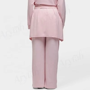 Conjunto Deportivo Modesto Personalizado con Cremallera para Mujer, Diseño con Bolsillos, Conjunto de Gimnasio Musulmán de Secado Rápido, Ropa Deportiva Musulmana para Mujer - Product Image 5