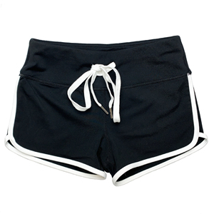 กางเกงขาสั้นออกกำลังกาย PUFFIN SPORTS สำหรับผู้หญิง เอวกลาง ทรงเข้ารูป รัดเชือกผูกเอว ระบายอากาศได้ดี เอวยางยืด เหมาะสำหรับออกกำลังกายและฟิตเนส - Product Image 5
