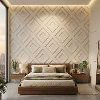 Carreaux muraux mats modernes carrés à motif géométrique pour usage intérieur et extérieur, revêtement mural MCM pour salon