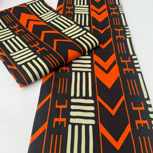 Tela de Algodón Ankara con Estampado Africano de Alta Calidad para Ropa de Moda, Prendas Elegantes y Confección Personalizada - Product Image 1