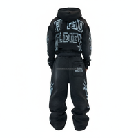 Survêtement streetwear pour hommes, imprimé, surdimensionné, avec cordon de serrage, personnalisable, OEM, vente en gros