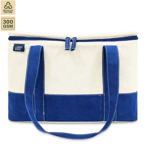 300 GSM Cotton Canvas Insulated Cooler Tote <b>Bag</b> Food <b>Cooling</b> 35.6x17.8x22.9 cm Custom Logo Wholesale OEM Bulk Order Model SS210 - Product Image 2