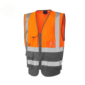 <b>Construction</b> Uniform <b>Work</b> Reflective Clothing High Visibility Reflective Safety Vest <b>Jacket</b> Industrial Security Vest With Logo - Product Image 4