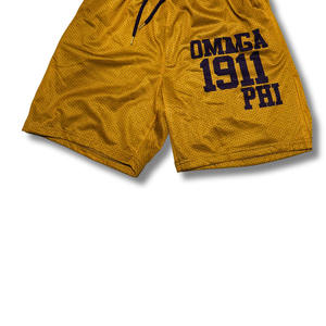โอเมก้า โอลด์ โกลด์กางเกงขาสั้นลำลองสำหรับผู้ชาย ผ้าฝ้าย 100% คุณภาพสูง ผ้าแคนวาสใส่สบาย กันลม มีเชือกผูกปิด - Product Image 4