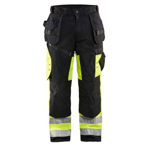 Pantalon de travail OEM pour hommes 100% coton, avec bandes réfléchissantes pour la sécurité, idéal pour l'exploitation minière - Product Image 4