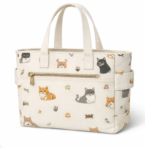 Women's Eco-friendly Custom <b>Large</b> Capacity <b>Canvas</b> Tote <b>Bag</b> Zipper Closure Foldable Design Double Top Handles Shoulder <b>bag</b> - Product Image 4