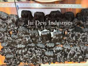 Cabello Humano Remy Rizado Natural Peruano 100g Colección Temple Textura Duradera con Brillo Natural y Volumen - Product Image 6