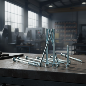 สกรูเกลียวบางส่วนหัวหกเหลี่ยมเมตริก เกรดความแข็งแรงสูง 4.8 6.8 เหล็กกล้าคาร์บอนชุบสังกะสี ขนาด M6-M12 มาตรฐาน DIN/ANSI PDC - Product Image 1