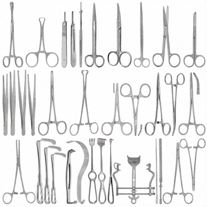 ชุดเครื่องมือผ่าตัดใหญ่ 106 ชิ้น ทำจากสแตนเลส สำหรับโรงพยาบาล คลินิก และศัลยแพทย์ - Product Image 1