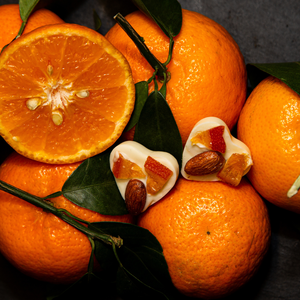 High Quality White Compound <b>Chocolate</b> with Orange Yogurt Taste, <b>Assorted</b> Nuts and Fruit Blend OEM Factory - Product Image 4