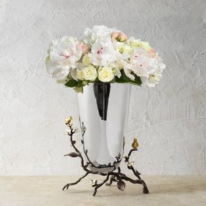 Vase de luxe indien en métal Saleem International 2026, vase ginkgo artisanal, vase ginkgo de qualité supérieure - Product Image 6