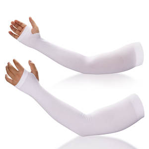 Manchons de bras personnalisés avec logo, protection UV, rafraîchissants, écologiques, résistants à l'eau, pour le basketball, la course à pied, le cyclisme, le volley-ball, avec trou pour le pouce - Product Image 5