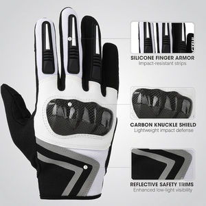 Gants de moto tout-terrain légers personnalisables avec logo, antidérapants, respirants, imperméables, à doigts complets, pour l'extérieur, unisexes - Product Image 3