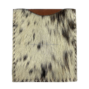 Coller sur les cheveux mouchetés sur le portefeuille de carte de téléphone portable en cuir de vachette Top Indian Fabricant et fournisseur Saman Exports - Product Image 5