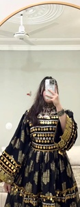 Wholesale Prices Latest Designs Afghani <b>Dress</b> Women Low MOQ Afghan Kuchi Party <b>Dress</b> High Neck Long Sleeve Casual <b>Dresses</b> Adults - Product Image 4