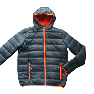 Mens Quilted Padded Winter Jacket Funnel Neck Warm <b>Bubble</b> <b>Coat</b> Soft Lining Casual Zip Up Outerwear Wholesale Garment Supplier - Product Image 2