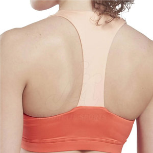 สปอร์ตบราแบบมีฟองน้ำยืดหยุ่นสูงสำหรับโยคะ พิลาทิส เทคโนโลยีการถักแบบไร้รอยต่อ เสื้อชั้นในกีฬาที่สวมใส่สบาย - Product Image 2