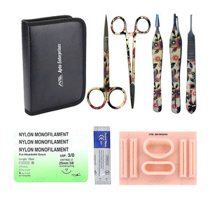 Advanced Camo Color 17pcs Student Surgical <b>Suture</b> <b>Kit</b> Complete Orthopedic Dissecting Tools Set for Training Medic Instruments - Product Image 1