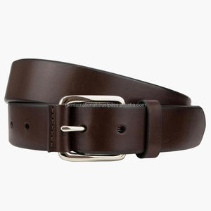 Cinturón informal de cuero de grano completo marrón Vintage para hombre, adecuado para regalo, cinturones y accesorios duraderos para hombre - Product Image 2