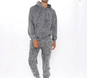 NIGHTJAR INDUSTRY Conjunto de Invierno Premium con Capucha, Estilo Streetwear, Lavado Ácido, Personalizable con Logo, de Alto Gramaje, Transpirable, para Hombre y Mujer, OEM - Product Image 1