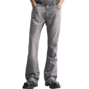 Pantalones acampanados para hombre a bajo precio, pantalones acampanados de moda para hombre, pantalones acampanados transpirables para hombre, hechos en Pakistán - Product Image 1