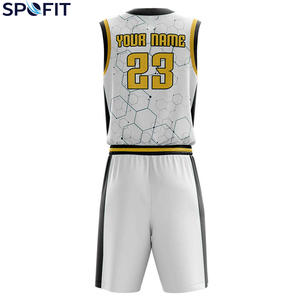 Uniforme de basket-ball personnalisé pour équipe avec des graphismes de sublimation avancés et un tissu haute performance pour les sports de compétition - Product Image 2