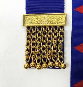 Tablier maçonnique personnalisé de haute qualité pour logo brodé – Vente en gros au meilleur prix, matériau de qualité supérieure – Tabliers de régalia maçonniques - Product Image 3