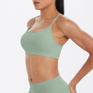 Women Gym Sports <b>Bra</b> Seamless <b>Stretch</b> Breathable Training Workout Active Apparel Top - Product Image 2