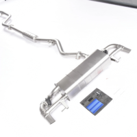 Penjualan Langsung Pabrik untuk bmw Seri 3 2019 325  Pipa Knalpot Kustom Stainless Steel 304 Catback Valve Exhaust Tip Muffler es