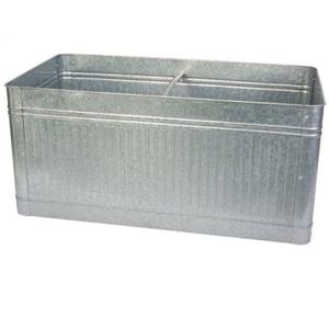 Seau en métal galvanisé vintage tendance avec poignée pour décoration extérieure, maison et jardin, lot de 2 jardinières suspendues - Product Image 3