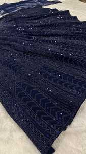 Lehenga Choli ethnique indien pour femmes, orné de paillettes, pour les mariages, les fêtes et les événements festifs, tenue tendance - Product Image 6