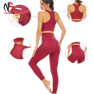 Best Selling Women's Yoga Set High Manufacture Unique Design <b>Legging</b> with Elastic Waist Solid <b>Pattern</b> Hot Sale Yoga Clothing2026 - Product Image 2