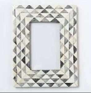 Marco de Fotos con Incrustaciones de Hueso y Nácar Diseñable, Marco de Fotos con Incrustaciones de Hueso Hecho a Mano de la Mejor Calidad, Accesorios de Mesa - Product Image 1