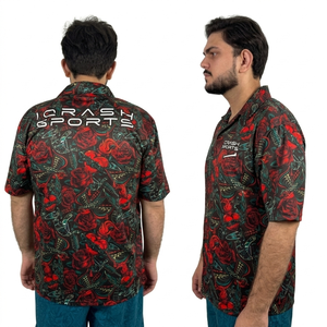 Nouveautés : Chemises pour hommes en sublimation, 100% coton, séchage rapide, vêtements d'extérieur, prix raisonnable. - Product Image 3