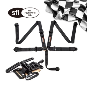 Harnais de course TBRACING SF-501 certifié SFI 16.1 à 5 points de sécurité pour Jr Dragsters, fabriqué à Taïwan, avec logo personnalisé, vente en gros - Product Image 2