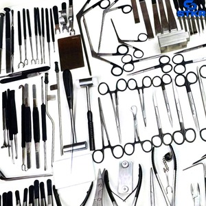 Juego de Instrumentos para Rinoplastia de 125 Piezas, Instrumentos para Cirugía Nasal y Cirugía Plástica con Recubrimiento Negro - Product Image 3