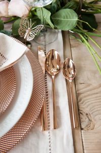 Colección de cubiertos para banquetes reales, utensilios decorativos para servir, estilo elegante para la mesa, accesorio de comedor de primera calidad - Product Image 2