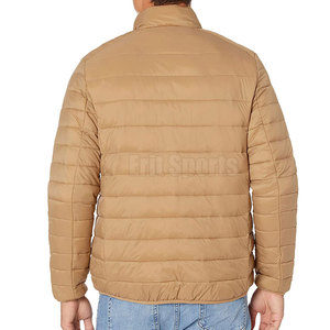 Veste matelassée à capuche en nylon/polyester, écologique, pour homme, décontractée, respirante, tissu léger, streetwear d'extérieur - Product Image 2