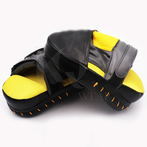 Leather Lightweight Punching <b>Focus</b> <b>Pads</b> Reinforced Stitching Extra Thick Padding for Boxing Martial Arts Training Long Lasting - Product Image 3