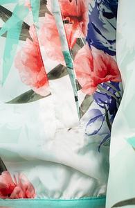 Chaqueta cortavientos con patrón sublimado de diseño personalizado, chaquetas de fútbol impermeables de Hip Hop, ropa de entrenamiento, chaqueta con estampado de flores personalizada - Product Image 5