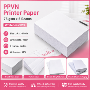 กระดาษปริ้นเตอร์ PPVN 75 แกรม x 5 รีม กระดาษถ่ายเอกสารคุณภาพสูง - Product Image 4