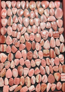 Trimurti Gems AAA+ Premium Natural Pink Rhodochrosite Cabochon | <b>Top</b> Grade <b>Crystal</b> Gemstone | Custom Size Polished Loose Stone | - Product Image 4