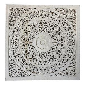 Bois sculpté tenture murale panneau - Product Image 4