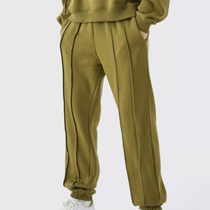 Nuevos chándales elegantes para hombre, chándales transpirables personalizados con costuras visibles, chándales extragrandes para hombre - Product Image 6