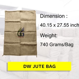 Bolsa de yute de 102 x 70 cm y 740 g para envasar granos de café, saco de yute de calidad alimentaria para 60 kg, sacos de arpillera al por mayor Goodman Global Bangladesh - Product Image 2