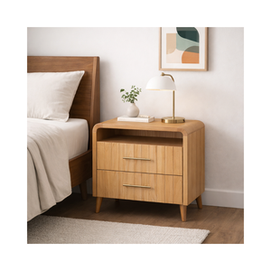 RIVEO RANGE Collection Contemporary Bedroom Furniture Durable Eco-Friendly <b>Bedside</b> <b>Table</b> Wooden Nightstand - Product Image 1